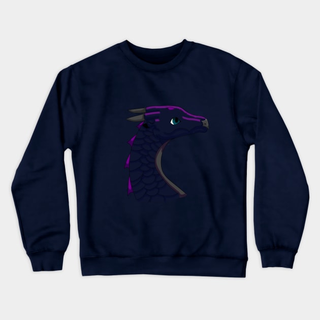 Night Dragon Crewneck Sweatshirt by Firewolf Studios